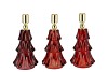 JAZZ WILD RED CANDLE HOLDER X-MAS TREE ASS 10X20CM