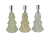 JAZZ NORDIC GREEN CANDLE HOLDER X-MAS TREE ASS 10X20CM