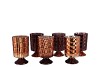 JAZZ SCOTTISH BROWN T-LIGHT ON FOOT ASS 10X17CM NM