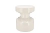 SEPHORA COZY WHITE STOOL / SIDE TABLE 30X30X38CM NM