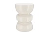 SEPHORA COZY WHITE STOOL / SIDE TABLE 32X32X45CM NM