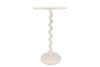 SEPHORA COZY WHITE SIDE TABLE 35X35X62CM