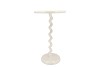 SEPHORA COZY WHITE SIDE TABLE 30X30X49CM
