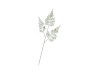 SILK FERN FOREST GREEN SNOWY 86CM NM
