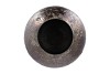 NOAH WILD BLACK VASE BALL IRON 30X30X29CM