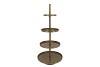STORAGE SHELF SWIRL SCOTTISH GREEN 56X56X125CM
