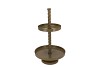 STORAGE SHELF SWIRL SCOTTISH GREEN 35X35X62CM