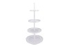 STORAGE SHELF SWIRL NORDIC WHITE 56X56X125CM
