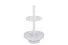 STORAGE SHELF SWIRL NORDIC WHITE 35X35X62CM