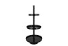 STORAGE SHELF SWIRL WILD BLACK 45X45X100CM