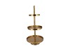STORAGE SHELF SWIRL MAJESTIC GOLD 45X45X100CM