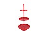 STORAGE SHELF SWIRL JOLLY RED 45X45X100CM