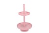 STORAGE SHELF SWIRL JOLLY LIGHT PINK 35X35X62CM