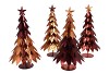 GLAM SCOTTISH BROWN MIX TREE IRON ASS 22X22X40CM