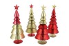 GLAM WILD RED MIX XMAS TREE IRON ASS 16X16X40CM
