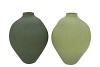 LUXX MAJESTIC GREEN VASE ORGANIC ASS 23X23X30CM