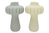 LUXX NORDIC GREEN VASE LANTERN ASS 25X25X40CM