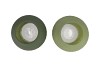 LUXX MAJESTIC GREEN VASE SWIRL ASS 19X19X20CM