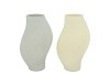 LUXX NORDIC GREEN VASE SWIRL ASS 12X12X15CM