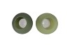 LUXX MAJESTIC GREEN VASE SWIRL ASS 12X12X15CM