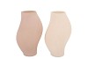 LUXX COZY SAND VASE SWIRL ASS 12X12X15CM