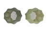 LUXX MAJESTIC GREEN VASE ARCHES ASS 14X14X44CM