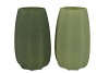 LUXX MAJESTIC GREEN VASE ARCHES ASS 20X20X33CM