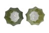 LUXX MAJESTIC GREEN VASE ARCHES ASS 20X20X33CM