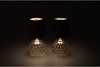 LUCE COSY SAND GLASS GLOBE LED ASS 11X11X20CM