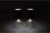 LUCE COSY SAND GLASS GLOBE LED ASS 11X11X20CM