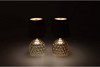 LUCE COSY SAND GLASS GLOBE LED ASS 11X11X20CM