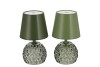 LUCE MAJESTIC GREEN GLASS GLOBE LED ASS 11X11X20CM