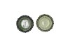 COCO MAJESTIC GREEN CANDLE HOLDER BOWL ASS 9X9X6CM
