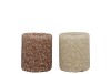 LEXIE COZY SAND CANDLE HOLDER STRAIGHT ASS 8X8X10CM
