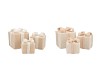 SPARKLE GIFTBOX COZY SAND TEDDY LED S/3 10X11/13X13/15X17CM