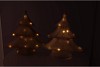 SPARKLE X-MAS TREE COZY SAND LED ASS 30X30CM