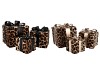 SPARKLE GIFTBOX LEOPARD LED S/3 15X18/20X23/25X28CM