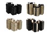 SPARKLE GIFTBOX BLACK LED S/3 15X25/20X35/25X42CM