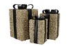 SPARKLE GIFTBOX BLACK LED S/3 15X25/20X35/25X42CM