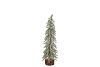 SNOWFLAKE NORDIC GREEN SLIM TREE 30CM