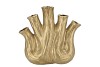 AGLIO GOLD VASE OVAL 36X17X33CM