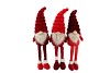 GNOME JOLLY RED TEDDY ASS 18X12X60CM