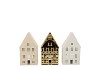 JOLIE COZY GOLD HOUSE T-LIGHT ASS 15X8X26CM
