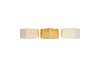 JOLIE COZY GOLD HOUSE T-LIGHT ASS 15X8X26CM