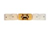 JOLIE COZY GOLD HOUSES T-LIGHT ASS 18X9X21CM