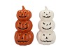 JOLIE SCOTTISH ORANGE PUMPKIN LED LIGHT 12X12X24 CM