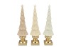 FABY COZY SAND XMAS TREE ASS 10X10X36CM