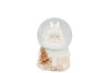 GLOWY COZY GOLD SNOWGLOBE 7X7X10CM