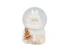 GLOWY COZY GOLD SNOWGLOBE 10X10X14CM