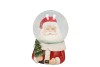 GLOWY JOLLY RED SNOWGLOBE 10X10X14CM
